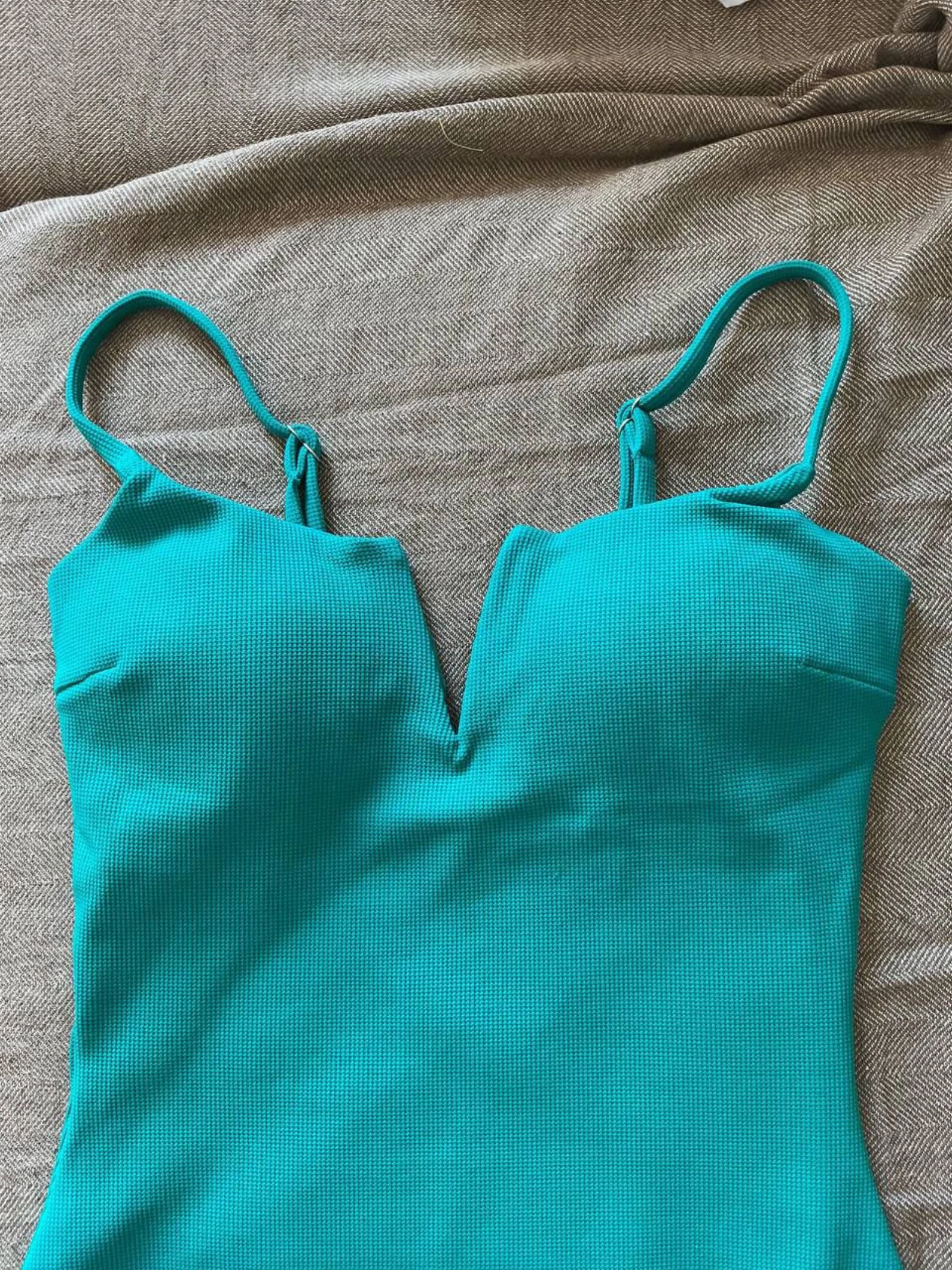 Oysho Women’s One-Piece Swimsuit Turquoise Size S – photo 4